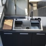 Νεροχύτης Κουζίνας Multi Ultra Granite 850 Black Matt - Image 3