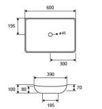 Νιπτήρας Επιτραπέζιος LT 1018 - Image 2