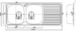 Νεροχύτης Κουζίνας Inox BL-933B - Image 3